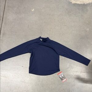 Under Armour Kids Dark Blue Long Sleeve Tee